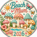 Beach Mum Tumbler | Beach Lover Gift | Coastal Coffee Cup | Summer Travel Mug